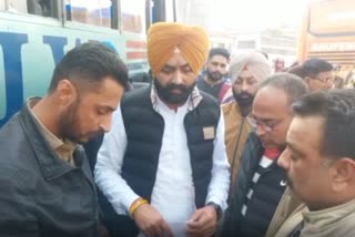 Laljit Bhullar inspected Ludhiana bus stand