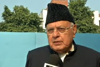 Etv BharatNational Conference chief farooq-abdullah talks on terrorism in jammu and kashmir wil write letter from his blood (file photo)