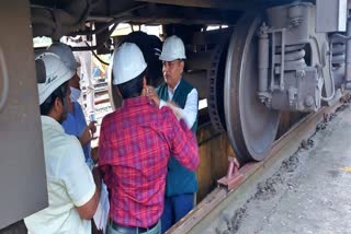 SWR Director Sanjiva Kishore Inspection of various works