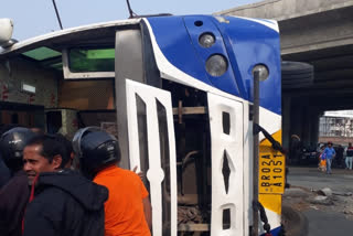 Bus Overturned In Ramgarh