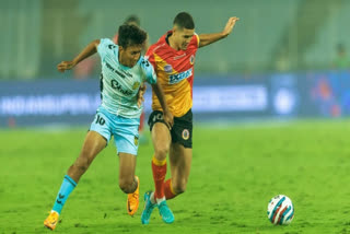 East Bengal Lost Against Hyderabad FC ETV BHARAT