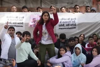 Wrestlers Protest