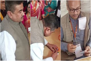 Suvendu Adhikari annoyed over Wrong Badge during BJP Meeting in Durgapur