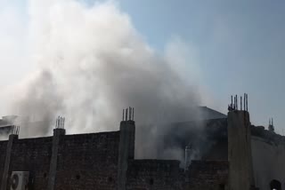 fire broke out in a clothing shop in Ludhiana