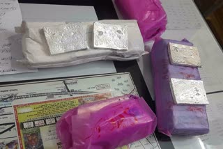 smuggling of ganja and silver in train