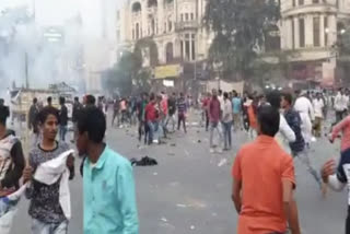 ISF Kolkata Police clash