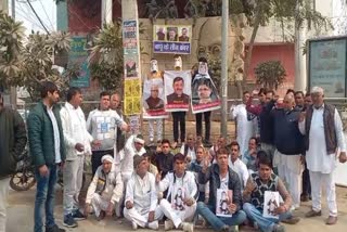 Sarpach protest against E tendering in Sonipat