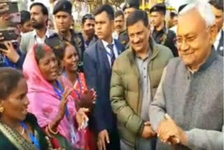 Bihar CM Nitish during Samadhan Yatra