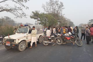 bihar man dies hit and dragged by car for 8km on nh 27