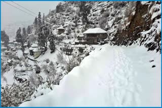 heavy snowfall in seraj