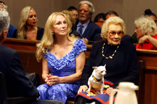 Kawānanakoa, the so-called last Hawaiian princess whose lineage included the royal family that once ruled the islands and an Irish businessman who became one of Hawaii's largest landowners, died on Dec. 11, 2022. She was 96. Kawānanakoa's casket went on public display Sunday, Jan. 22, 2023, in the downtown Honolulu palace that benefited from her wealth.