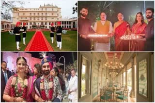 Nadda Son Marriage  JP Nadda 2nd son will marry Rajasthani Girl  Jaipur Rajmahal Palace  etv bharat rajasthan news  Jaipur latest news  BJP national president JP Nadda  Naddas second son Harish Nadda marriage  Rajmahal Palace in Rajasthans Jaipur  bjp president  nadda  jaipur  ജയ്‌പൂർ  രാജസ്ഥാൻ  ബിജെപി ദേശീയ അധ്യക്ഷൻ  ജെപി നദ്ദ  ഹരീഷ് നദ്ദ  രമാകാന്ത് ശർമ്മ  റിദ്ധി ശർമ്മ  ജയ്‌പൂരിലെ രാജ്‌മഹൽ പാലസ്