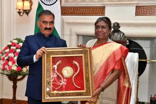 CM Sukhu meet President Droupadi Murmu.