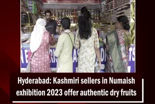 Kashmiri dry fruit sellers draw crowds at Hyderabad's 'Numaish'