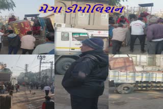 Bhavnagar Commissioner Action : મોર્નિંગ વોકમાં નીકળેલા કમિશનરે જગાવી ચર્ચા, દસકા બાદ સાંઢિયાવાડમાં મેગા ડીમોલિશન