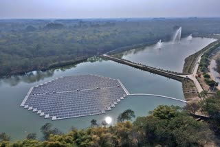 Floating water solar panel in Chandigarh Dhanas