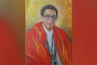 Balasaheb Thackeray Oil Painting Unveiling Ceremony