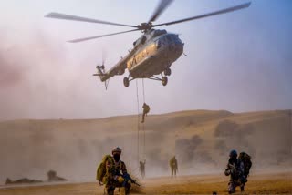 Military Exercise in Jaisalmer