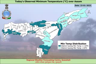 Cold wave in Assam 2023