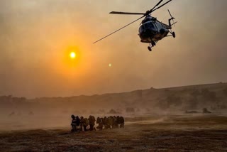 Military Exercise in Jaisalmer