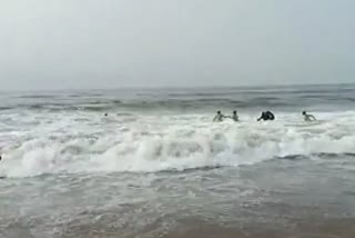 tourist drowns in sea beach