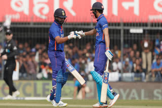 Rohit-Shubman Century ETV BHARAT