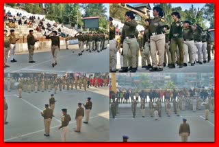 Parade rehearsal in Mandi