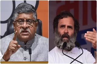 Senior leaders Ravi Shankar Prasad and Rahul Gandhi