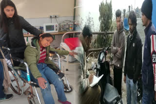 Bike rider hit Girl in Mussoorie