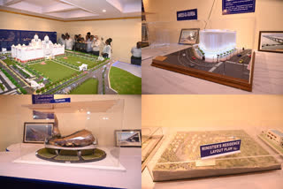 Telangana New Secretariat model in numaish stall