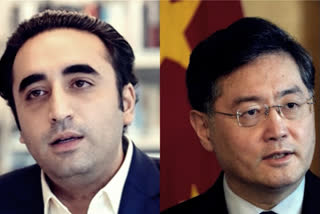 Bilawal Bhutto Zardari and  Qin Gang