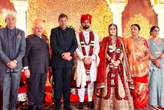 bjp president jp nadda son wedding in jaipur