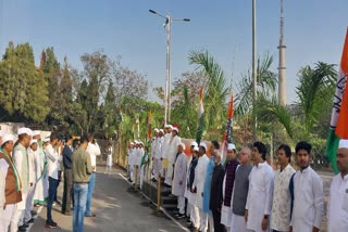 Mohan Markam hoisted tricolor