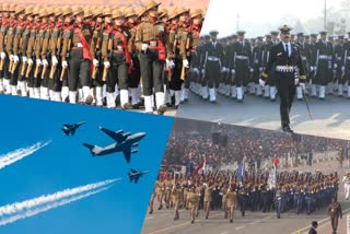 74th Republic Day of India kartavya path parade photos