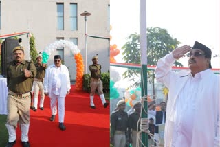 State President CR Patil hoisted the flag in Kamalam