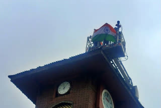 Tricolor soars high at Lal Chowk in Srinagar