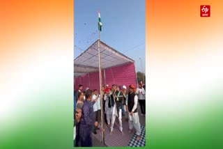 Kirodi Lal Meena hoisted Tirangaa