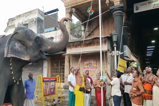 Republic Day Celebration at Nellaiyapar Temple  Nellaiyapar Temple in Tamil nadu  Republic Day Celebration  ഗാന്ധിമതി  നെല്ലയ്യപ്പർ ക്ഷേത്രത്തിലും റിപ്പബ്ലിക് ദിനാഘോഷം  മിഴ്‌നാട് തിരുനെല്‍വേലി