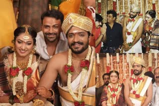 Vasishta N Simha haripriya marriage pics