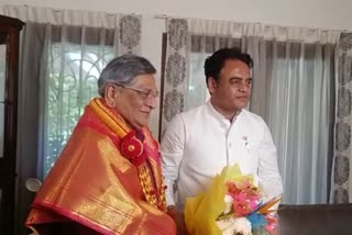 Minister Ashwattha Narayan congratulated SM Krishna.