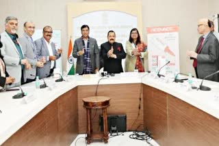 Mansukh Mandaviya and Jitendra Singh launch Nasal Covid Vaccine by Bharat Biotech