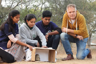 injured birds set free after treatment in Jaipur