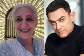 Aamir's sister Nikhat Khan (Design photo- Social Media)