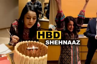 Shehnaaz Gill birthday: શહેનાઝ ગિલ તેમના જન્મદિવસની ઉજવણીનો વીડિયો કર્યો શેર