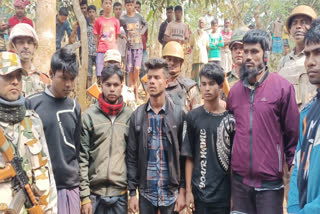 6 suspected Rohingyas detained