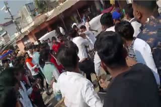 Clashed DJ Rally in Bilaspur