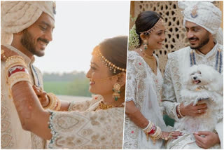 Axar Patel Ties Knot With  Meha Patel See Pics