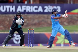 Shweta Sehrawat  Parshavi Chopra  U19 womens T20 World Cup  U19 T20 World Cup IND W U19 vs NZ W Highlights  IND W U19 vs NZ W Highlights  india vs new zealand  അണ്ടര്‍ 19 വനിത ടി20 ലോകകപ്പ്  ഇന്ത്യ vs ന്യൂസിലന്‍ഡ്  ന്യൂസിലന്‍ഡ്  ശ്വേത സെഹ്‌റാവത്  പാര്‍ഷവി ചോപ്ര