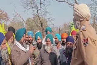 Farmers protest against CM Mann in Amritsar