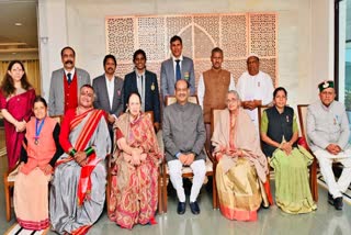 Om Birla interacted with Padma awardees